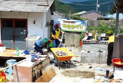 삼천포사업처 - 취약계층집수리봉사활동시행 사진