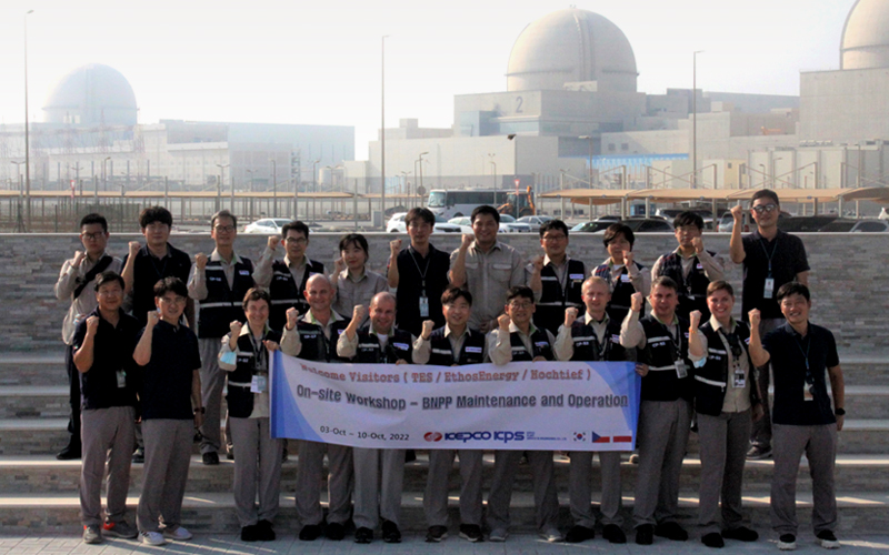 UAE본부, ‘UAE원전 정비체험 프로그램’ 개최 사진
