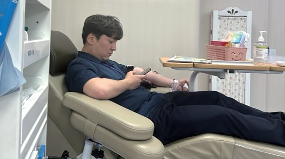 월성2 원자로부 단체헌혈시행 사진