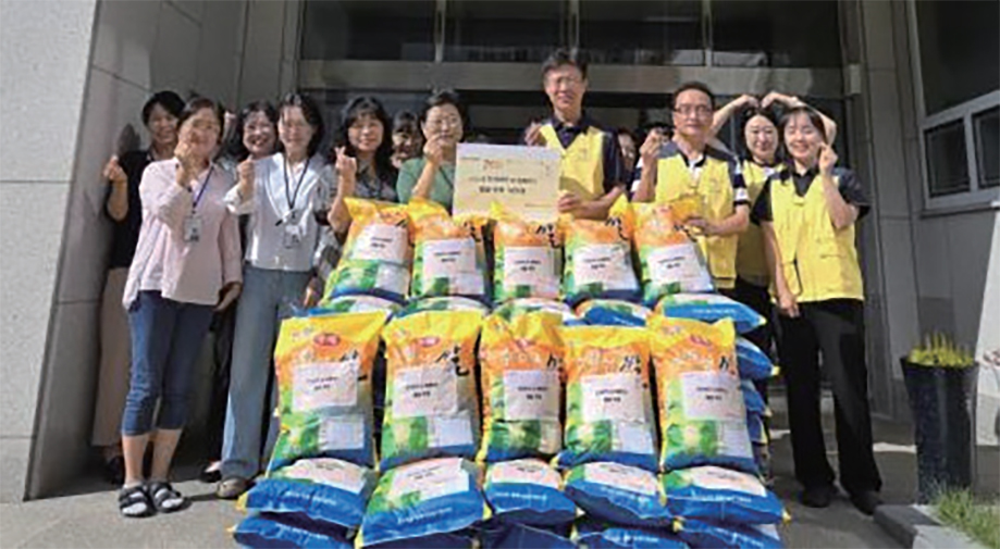 동해사업소, 추석맞이 독거노인에 지역농산물후원 사진