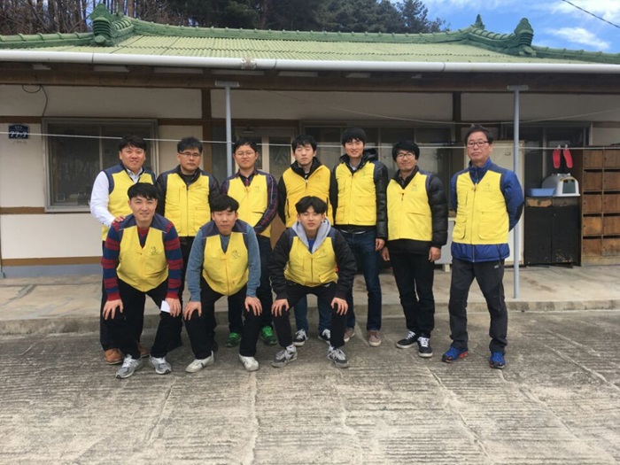 전기 설비 수리 봉사활동 시행 사진