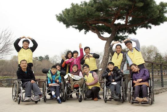 본사 - 한마음봉사단 소망재활원 봉사활동시행 사진