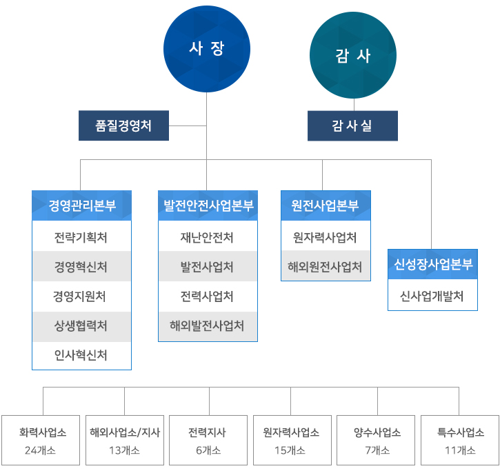 조직도 다음 설명 참조